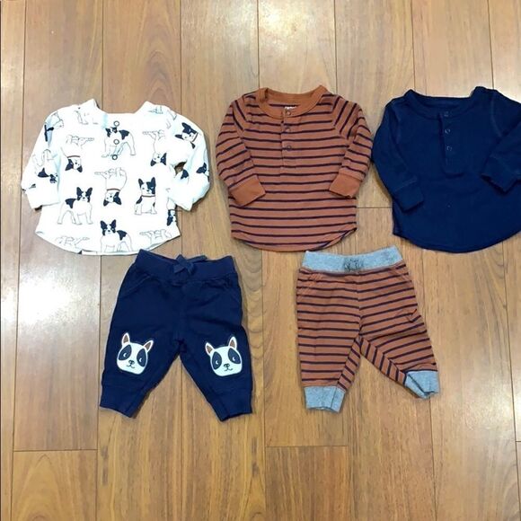 Carter’s 3 Month Doggy Mix n Match Bundle of 5. - Picture 1 of 4